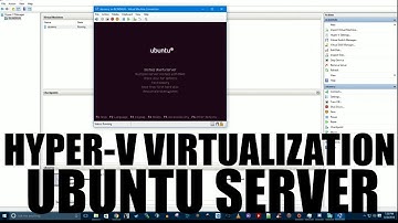 How To Install an Ubuntu Server Virtual Machine in Windows 10 Using Hyper-V