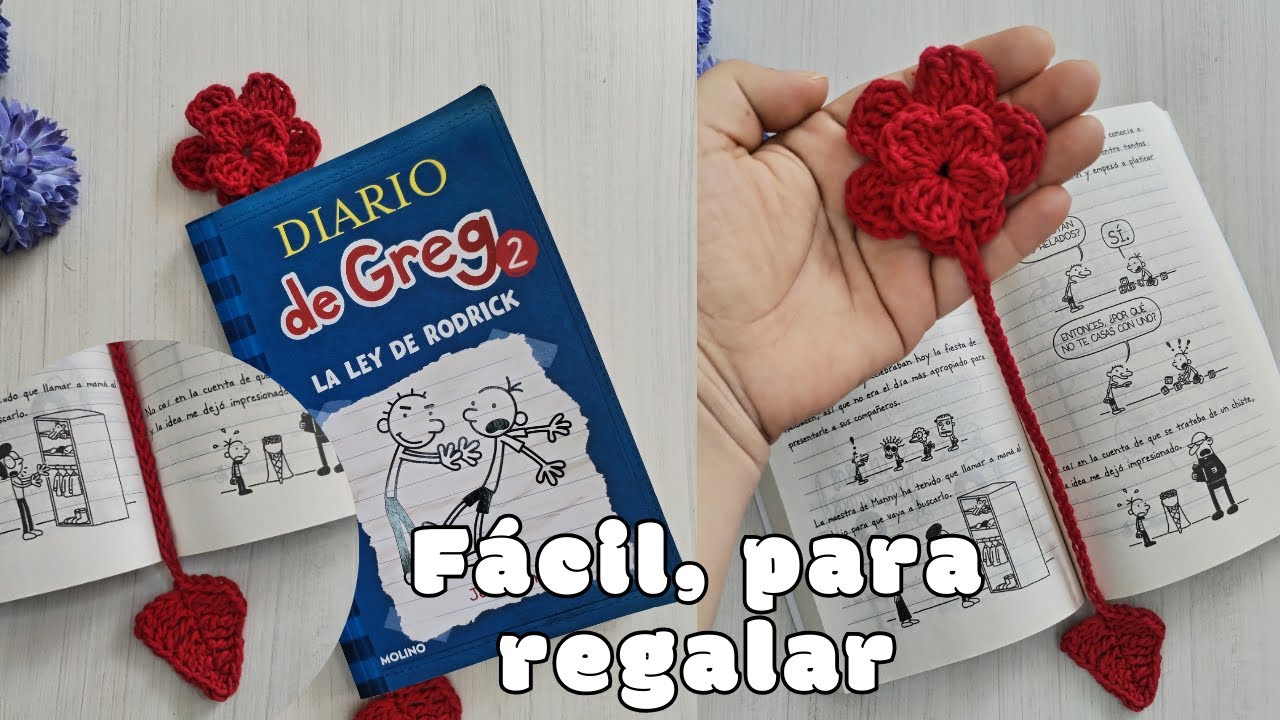 Cómo Tejer un Marcapáginas de Flor y Hoja en Crochet 🌸 | Tutorial Paso a Paso para Principiantes 🧶