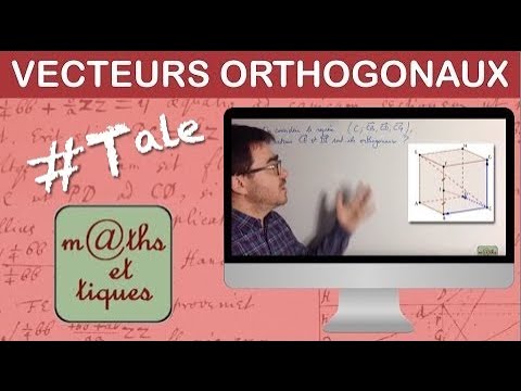 Vidéo: Quand deux vecteurs sont orthonormés ?