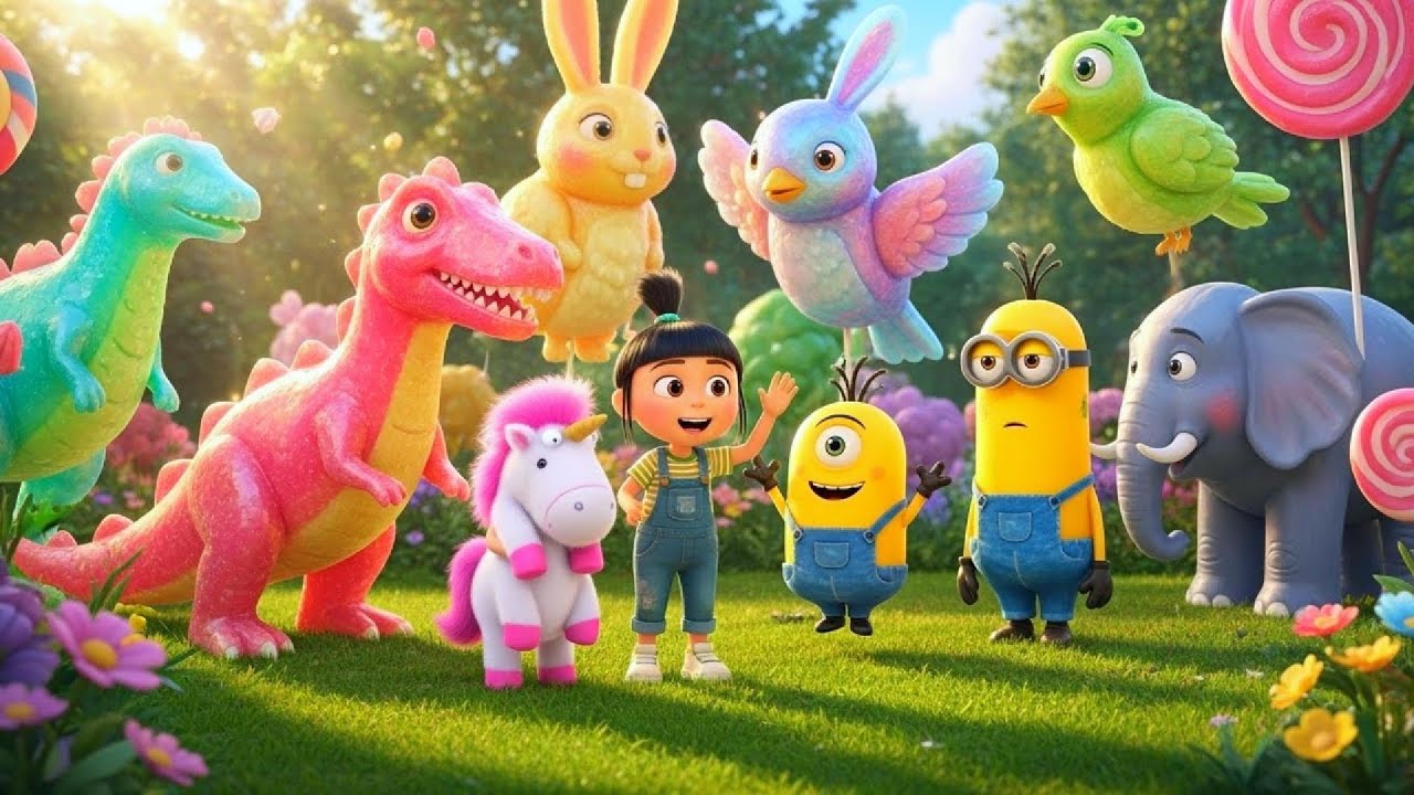 Minions Meet Cute Animals 🐰🦖😂 | Funny Minion Animation