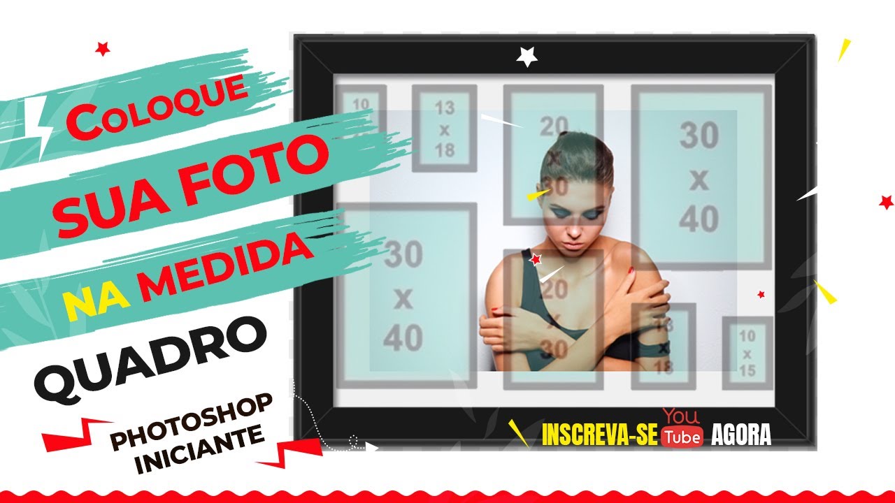 Faça seu Quadro ! Coloque no tamanho certo para impressão Melhor