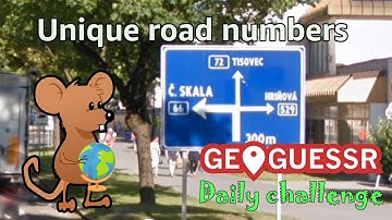Geoguessr Daily Challenge - Unique road numbers