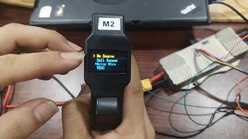 Maytech 1905WF New Remote Test 1: 1. Motor RPM display by MOTOR WIRE