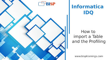 Informatica IDQ How to import a Table and  the Profiling | Informatica IDQ Training
