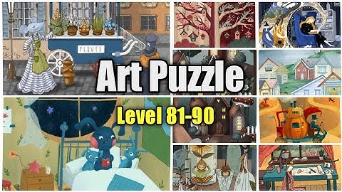 Art Puzzle Gameplay | All Levels | Level 81-90 Solutions