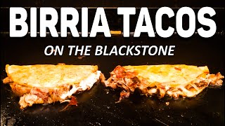 How to make Birria Tacos on the Blackstone Griddle | COOKING WITH BIG CAT 305