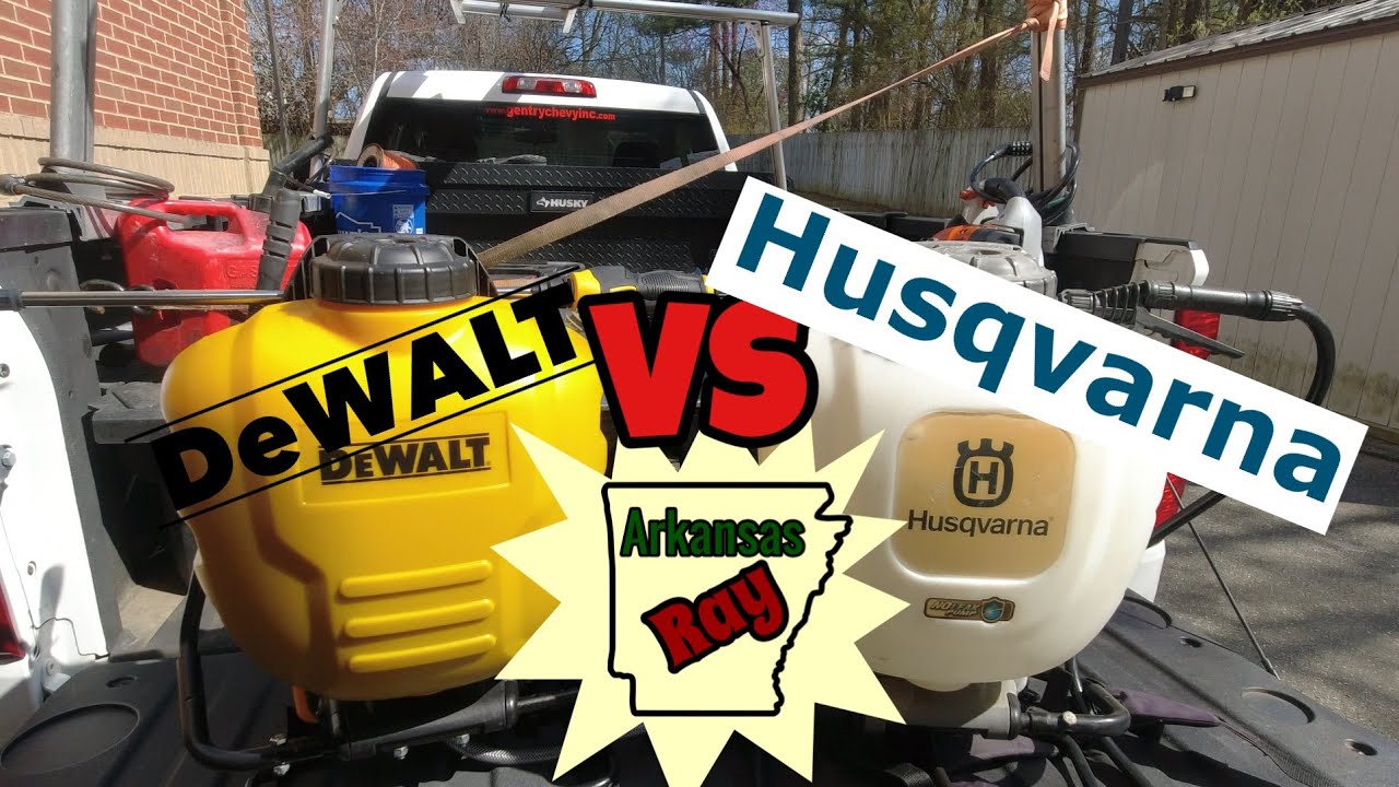 Dewalt vs Husqvarna Backpack Sprayer