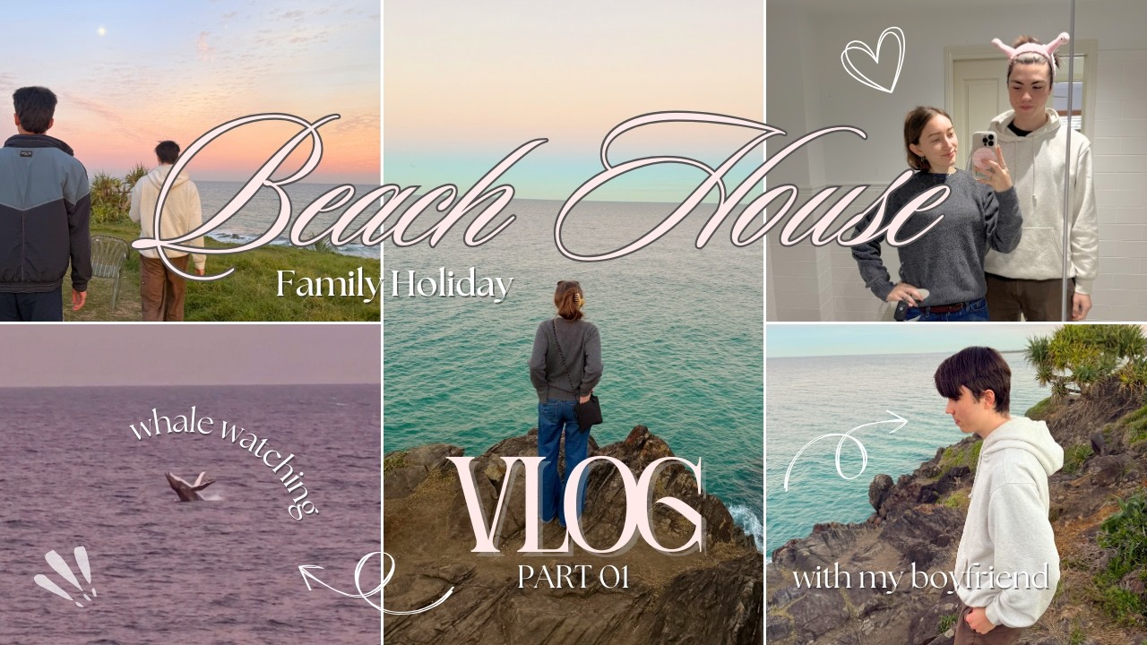 Winter Beach House Vlog | Whale Watching, Sunset