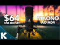 Fantastic $64 Studio Microphone Set | Maono AU-A04 | Clean Audio Quality | Audio Samples
