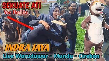 Sekuate Ati - Voc Herlita ❗️❗️❗️ Indra Jaya Live Waruduwur Cirebon