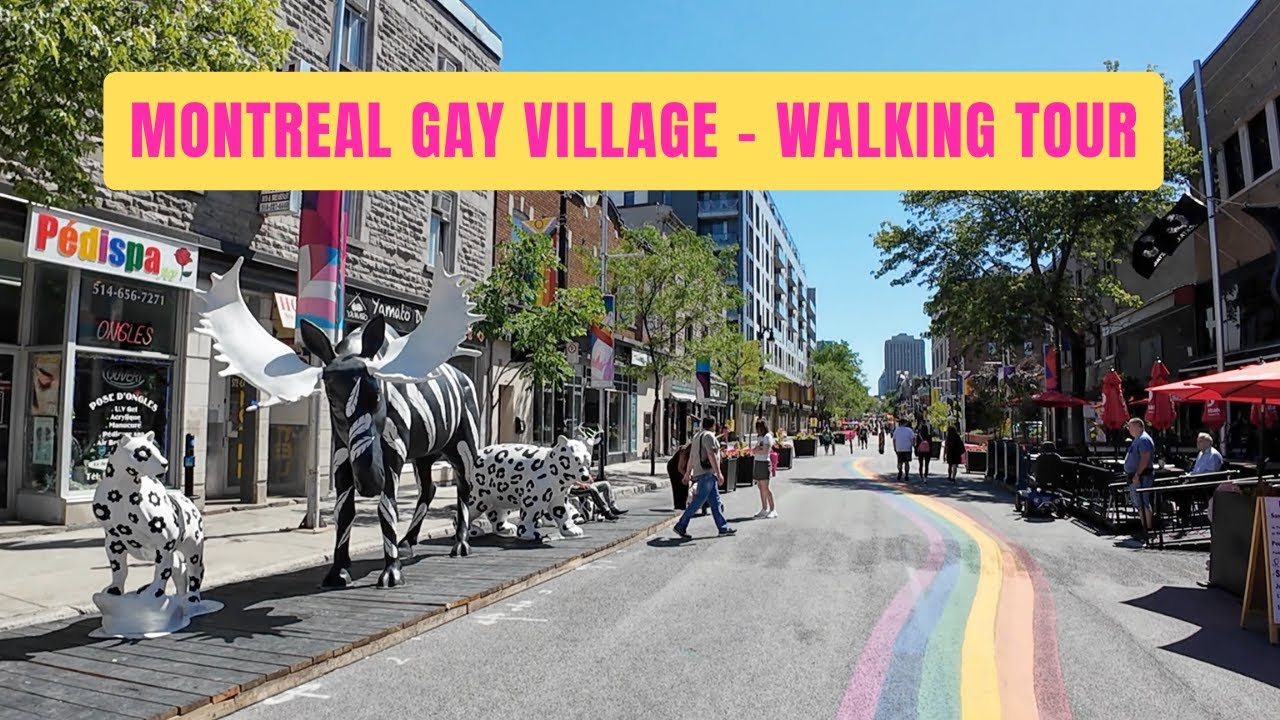 Montreal Gay Village - Full walking tour #pride #canada 🇨🇦 - YouTube