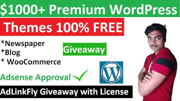 🔥$500+ Premium WordPress Themes FREE 2022 | 100% Free Best WordPress Themes Instant Adsense Approval