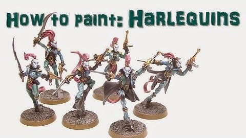 How to Paint a Harlequin Troupe