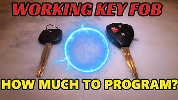 How much does an auto locksmith charge? | How to program a key fob at home!