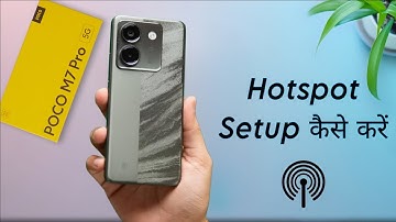 Poco M7 Pro : How to Enable Portable Hotspot ⚡ Poco M7 Pro Ka Hotspot Kaise Connect Kare
