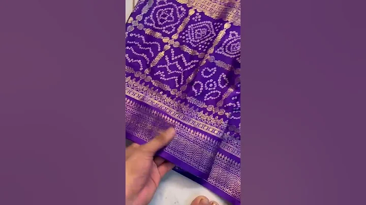 New collection Super fancy patola design Super 3 ince jequrd boder With patola foil print