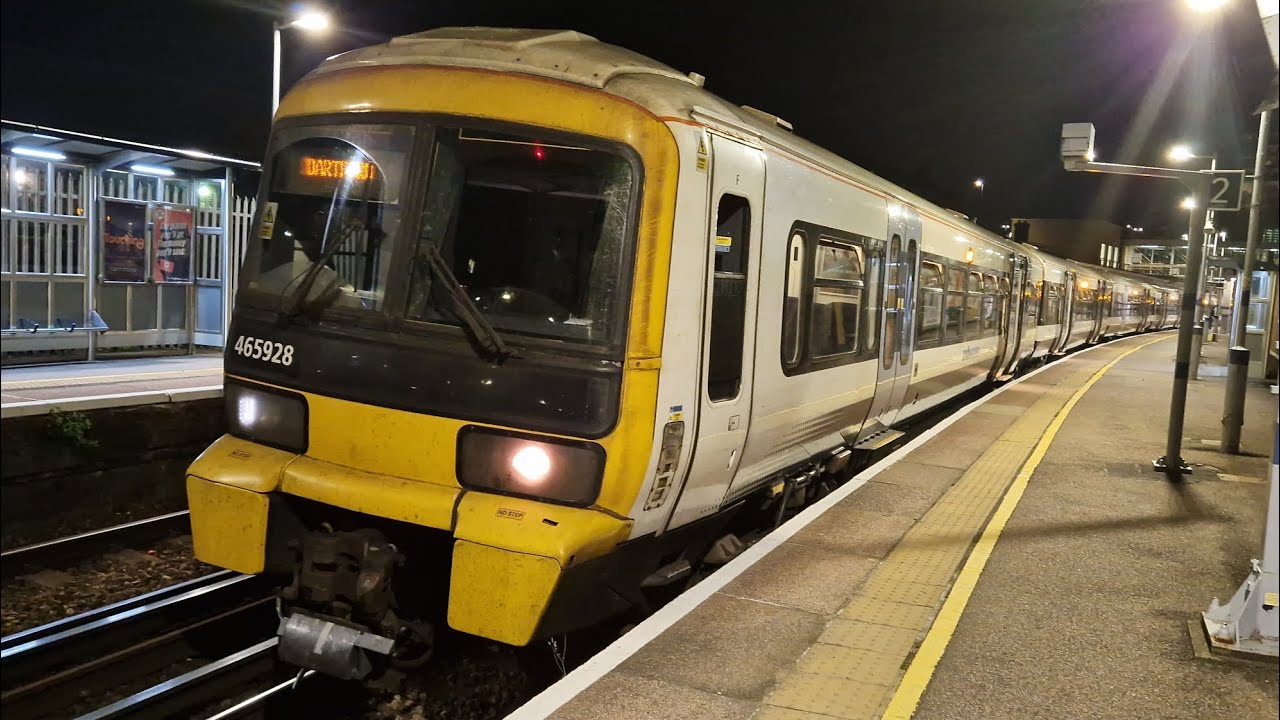 Journey On The Southeastern Service (465928) From Lewisham To Woolwich Arsenal