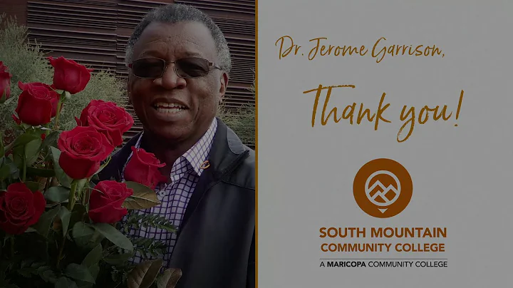 Farewell to SMCC's Dr. Jerome Garrison