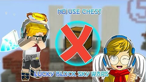 NO CHEST CHALLENGE IN LUCKY BLOCK SKY WARS! | Blockman Go:Blocky Mods