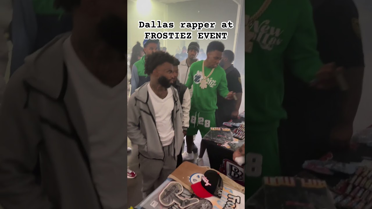 Dallas rapper at frostiez event 