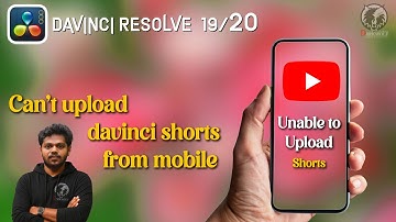 Youtube shorts uploading problem " Unable to preview Video " solved. davinci to youtube
