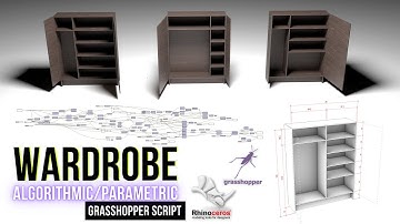 Algorithmic Closet Wardrobe Rhino & Grasshopper Parametric Architecture & Design