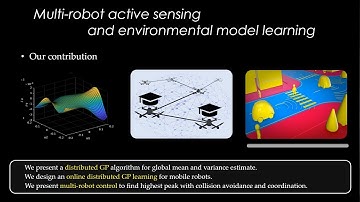 Multi-robot active sensing and environmental model learning with distributed Gaussian process