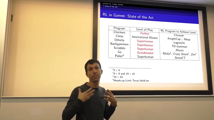 RL Course by David Silver - Lecture 10: Classic Ga...