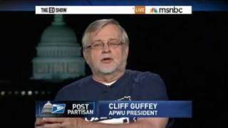 APWU President Cliff Guffey on The Ed Show, Sept. 27, 2011