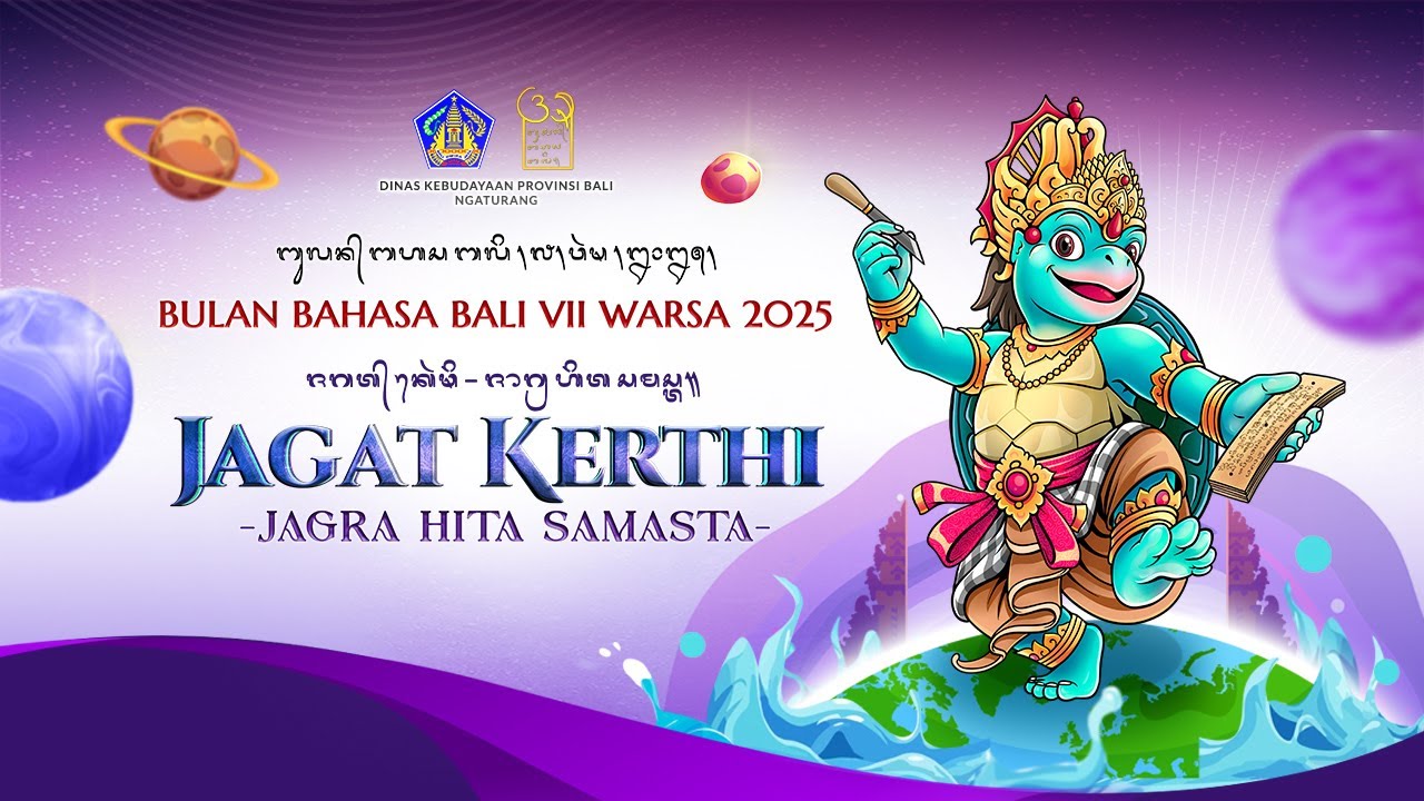 Pembukaan Bulan Bahasa Bali VII Tahun 2025 | JAGAT KERTHI - Jagra Hita Samastha