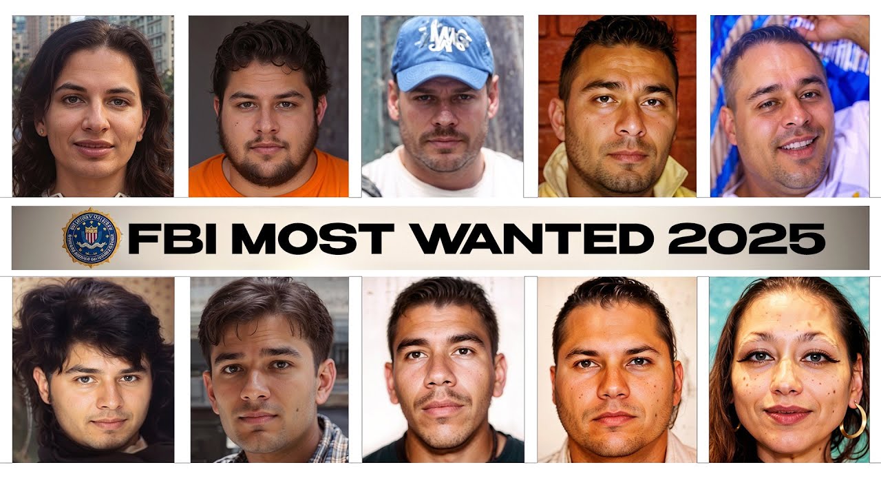 FBI’s 10 Most Wanted Explained (August 2025 UPDATE)
