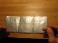 How to make a Duct tape wallet (Tri-fold)