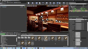 Combining dynamic light and built light scenario and world composition in UE4 (experiment)
