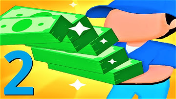 🤑 Dollar Inc. 💵 GAMEPLAY Part 2 NEW Zone + VERY BIG Upgrades (Android, iOS)