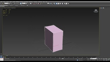 3DS Max Get Started - Part 2 Show total scene polygon count and Selection count.