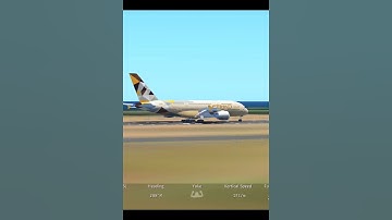 Airbus A380-800 ETIHAD AIRWAYS Landing || Infinite Flight #infiniteflight#mrsteeve #etihad_airways