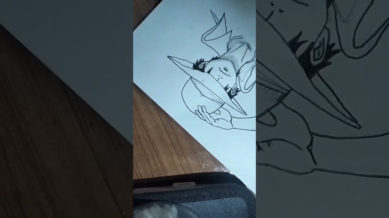 Drawing One piece character -Luffy
