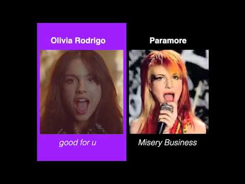Olivia Rodrigo Paramore Comparison