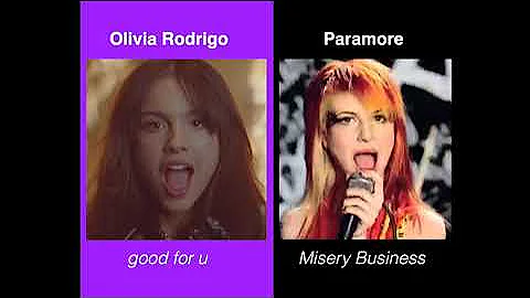 Olivia Rodrigo Paramore Comparison