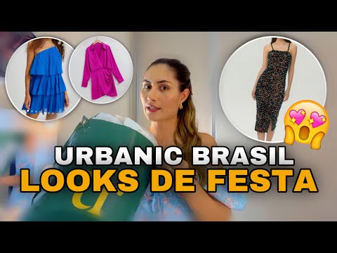 COMPRAS DE ROUPAS DE FESTA URBANIC BRASIL, VESTIDO, MACACÃO E