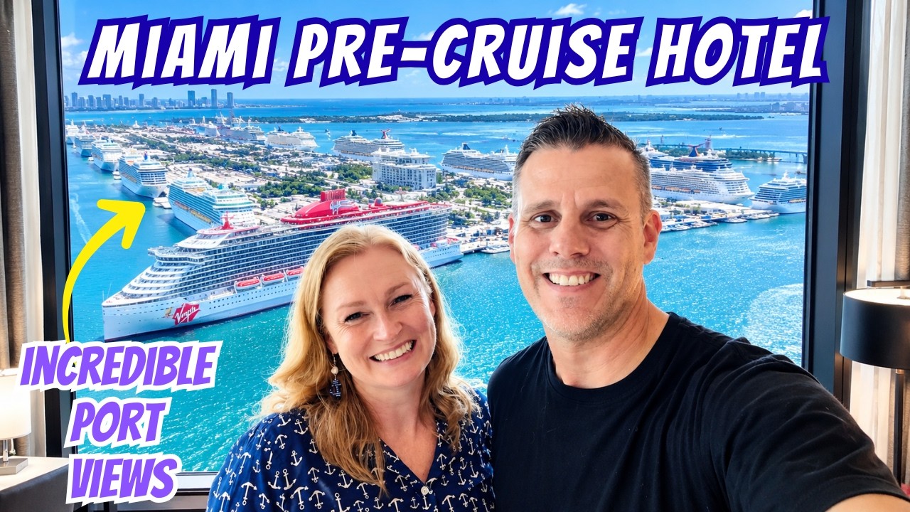Hilton Miami Downtown Bayview Corner Room Tour and Hotel Tour | Room #1534 | AMAZING VIEW