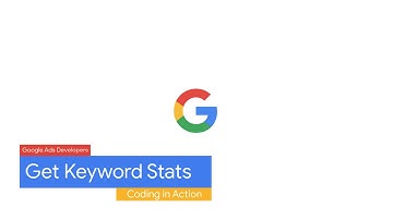 GetKeywordStats Coding Example