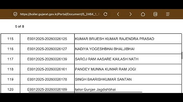 First Class boiler operator exam rejected candidate list 2025