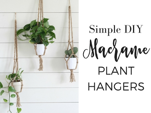 DIY - How to Make a Rope Plant Hanger Tutorial — That Knot Place