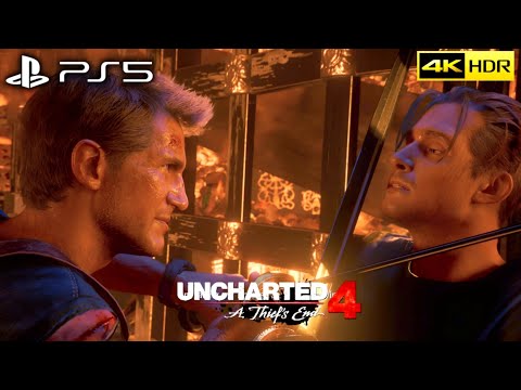 Uncharted 4 'A Thief's End' | Final boss PS5 4k 60fps gameplay | Unreal World