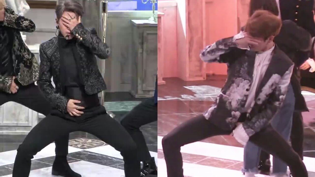 Jimins Best Dance Imitation By Jung Kook Comparison Youtube