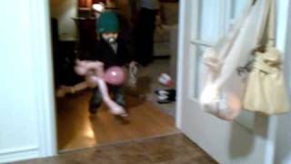 Balloon animals from Texas Outhouse