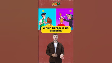 Which barber is an assassin? #puzzled #quiz #riddle #shorts