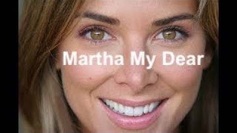 “Martha My Dear” The Analogues cover Beatles song W on screen lyrics 4 hearing & a Visual Aid