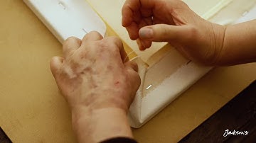 Stretching Canvas: How To Fold Corners | Jackson